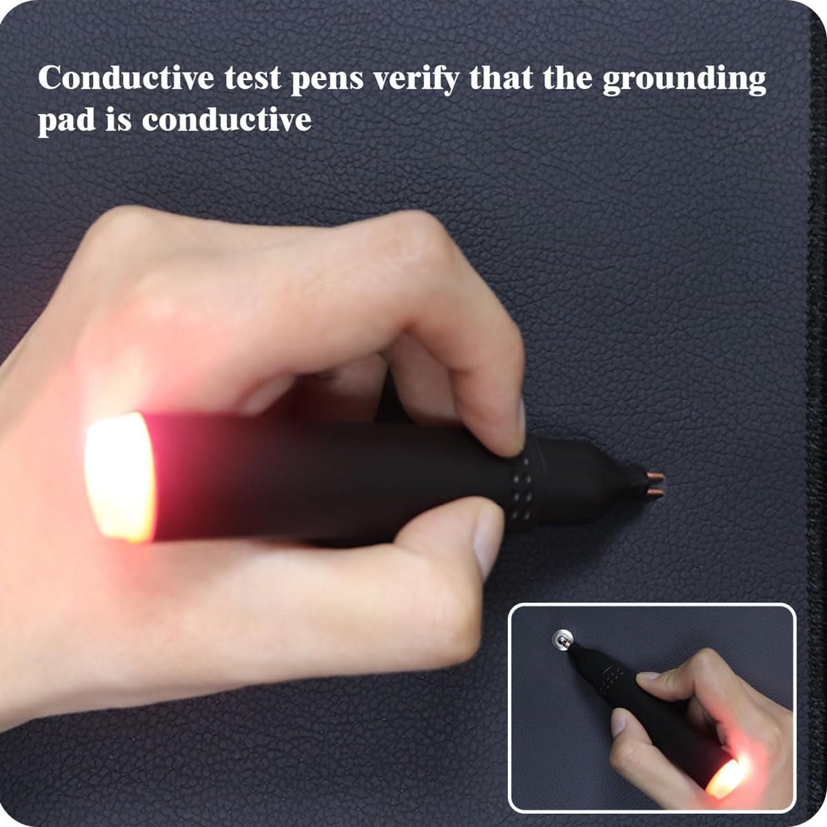 Grounding Mat Kits, 24"x16" Earthing Mat, 15-Foot Cord, Conductive Carbon Grounding at Home, Office, Work, Desk,Grounding Pad for Health